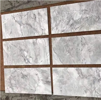 Super White Grey Veins Quartzite Slab For Wall Floor Tiles