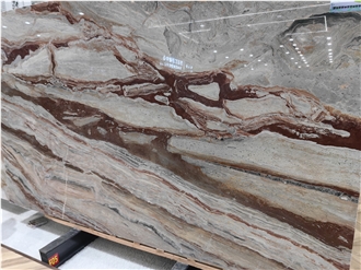 Monica Red  Marble Slabs