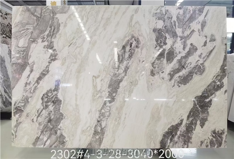 Namibia Oyster White Marble Slabs