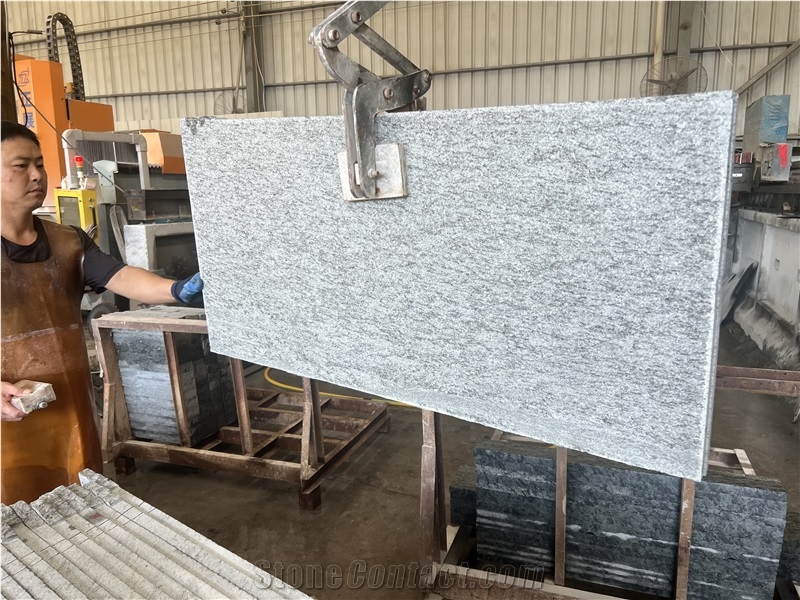 Olive Green Granite Flamed Slabs