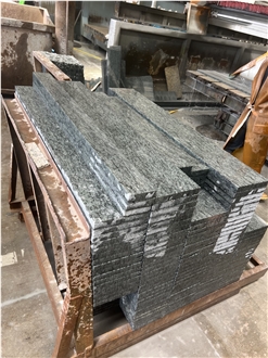 Olive Green Granite Flamed Slabs