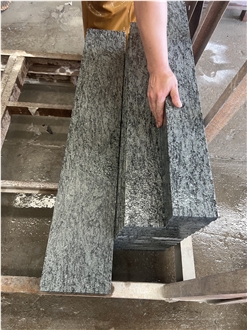 Olive Green Granite Flamed Slabs