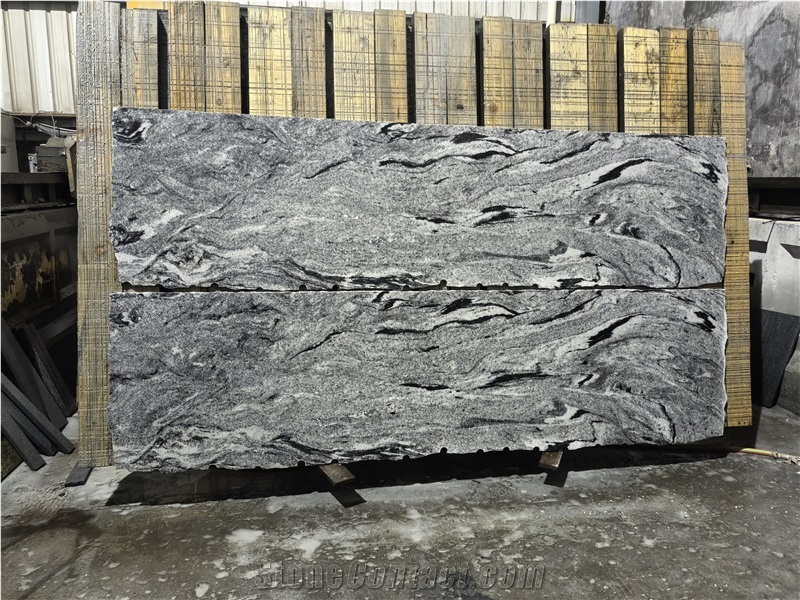 Viscont White Wavy Granite Slabs