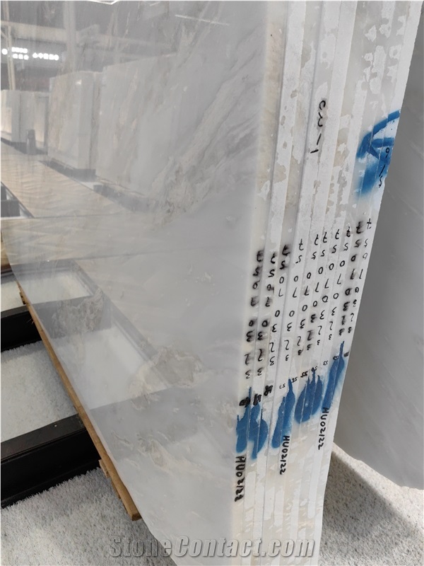 White Rhino  Marble Slabs