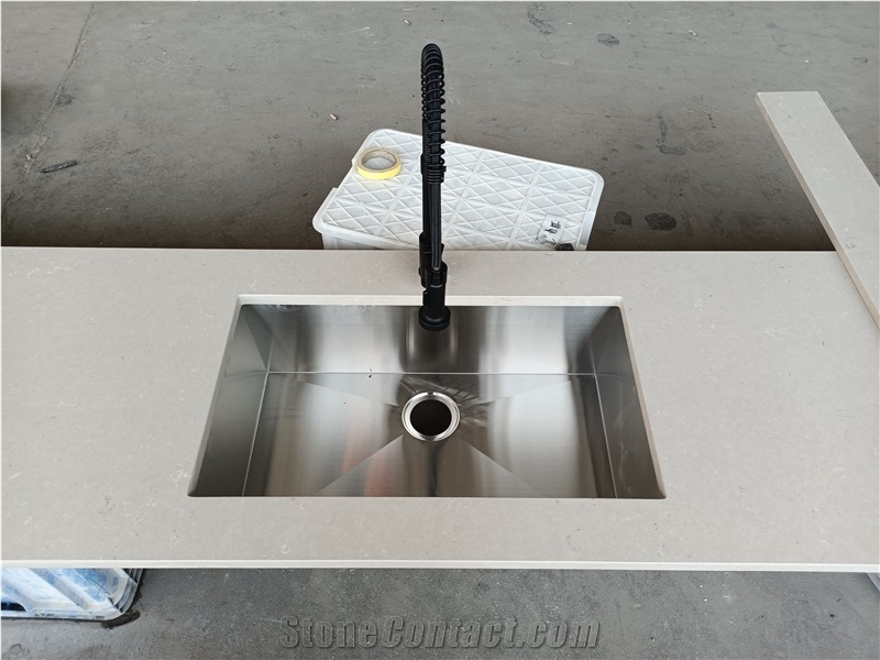 AST 4056 Frech Beige Artificial Stone Countertop