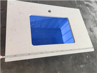 AST 4068 Carrara Breve Quartz Artificial Stone Countertop