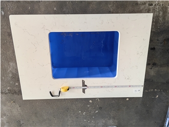 AST 4068 Carrara Breve Quartz Artificial Stone Countertop