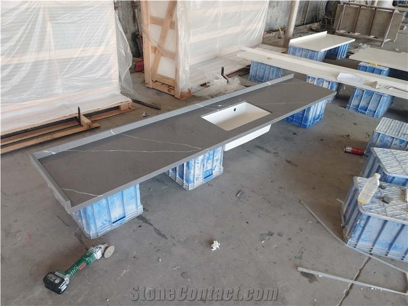 AST 5032 Temper Quartz Artificial Stone Countertop