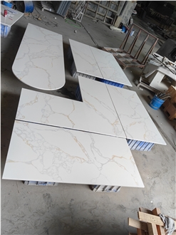 AST 5058 Calacatta Ocean Quartz Artificial Stone Countertop
