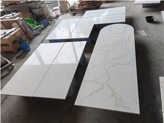 AST 5058 Calacatta Ocean Quartz Artificial Stone Countertop