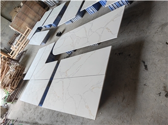AST 5058 Calacatta Ocean Quartz Artificial Stone Countertop