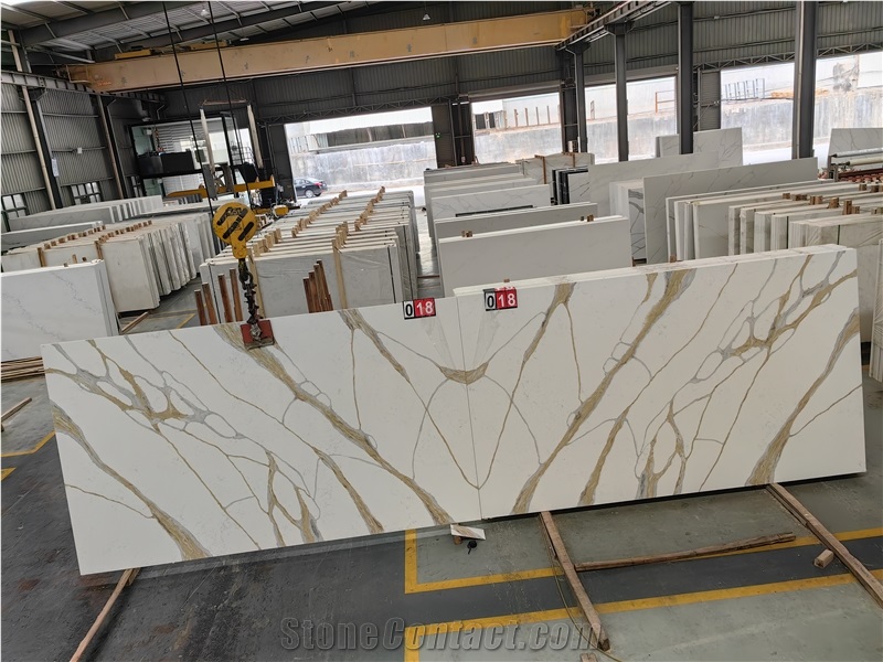 AST 5072 Calacatta Stella BX  Quartz Slabs