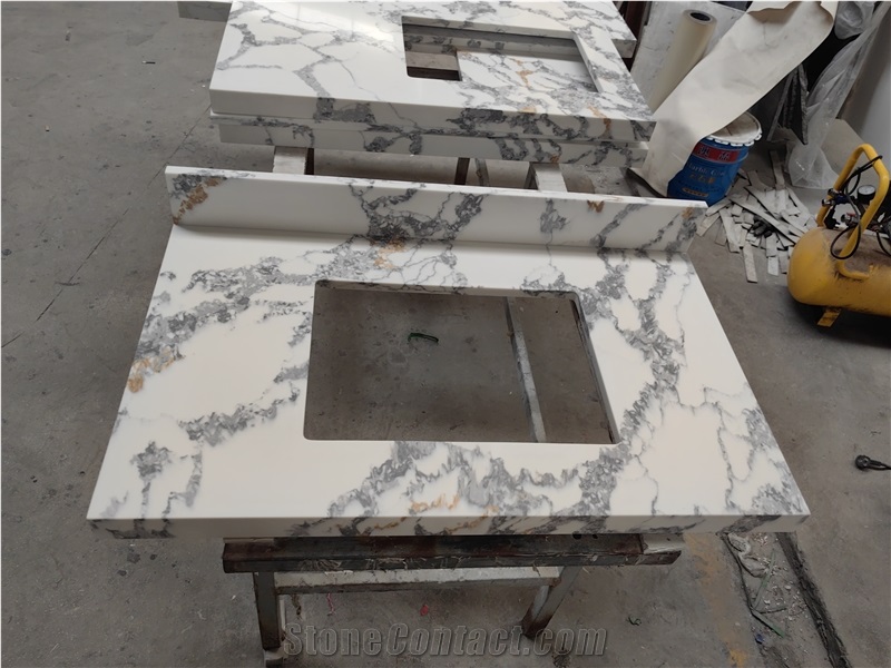 AST 5091 Calacatta Paonazzo Artificial Stone Countertop