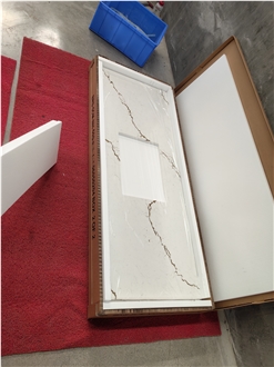 AST 5113 Berkshire Brass Quartz Artificial Stone Countertop