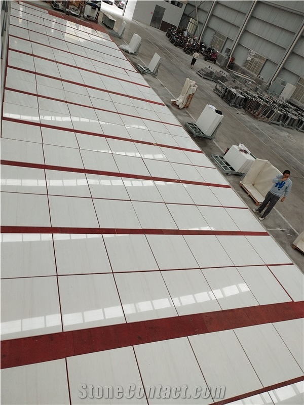 GOLDTOP Permium Venice White Marble Tiles