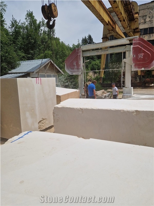 Vratza Limestone Bushammered Slabs
