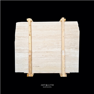 Light Travertine VC Slabs Unfilled