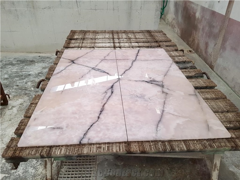 Pink Onyx  Slabs