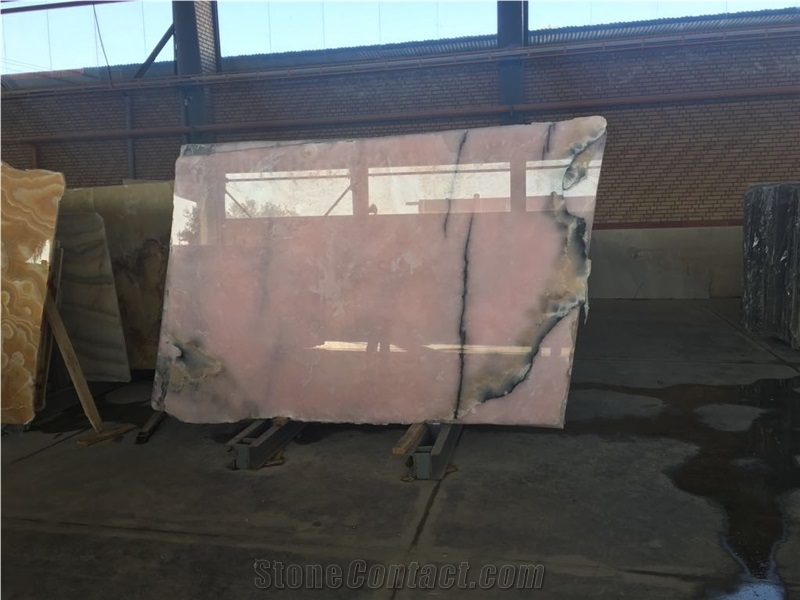 Pink Onyx  Slabs