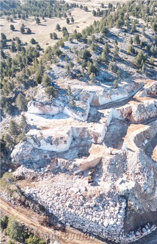Erdemli Grey Marble Blocks