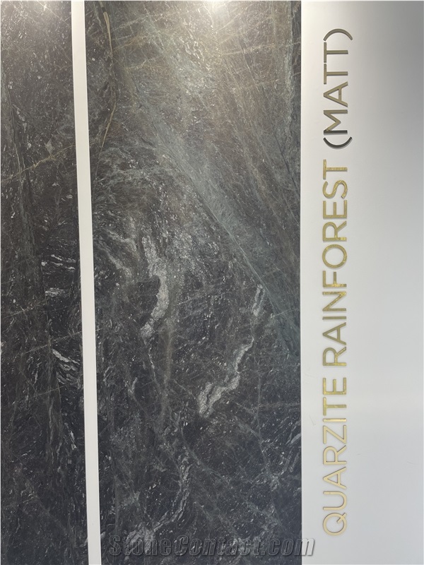 Rain Forest Quartzite In Matte Finish Slabs By Antolini