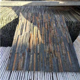 3D Wave Shape Stone Veneer Wall Panels Culture Stone