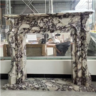 Cheaper  Black Marquina Marble Antique Fireplace Indoor