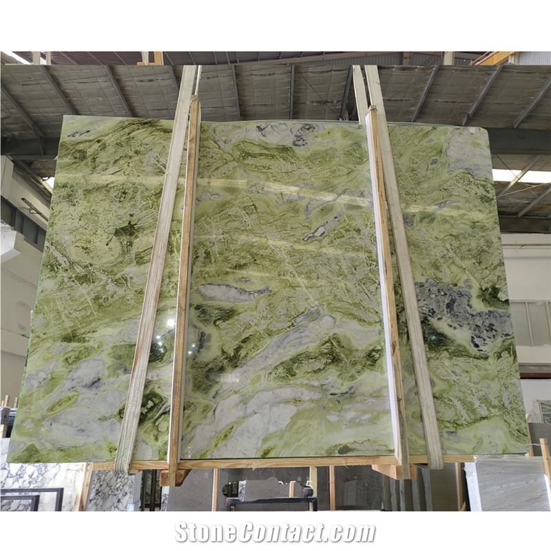 Raggio Verde Green Marble Slab  Floor Tile