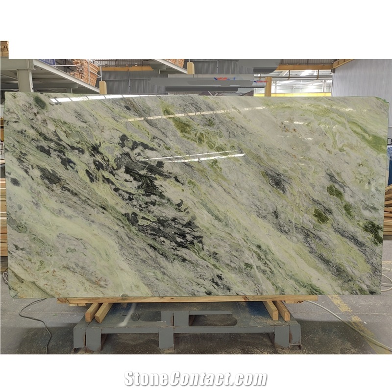 Raggio Verde Green Marble Slab  Floor Tile