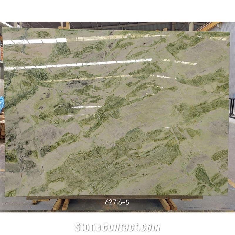 Raggio Verde Green Marble Slab  Floor Tile
