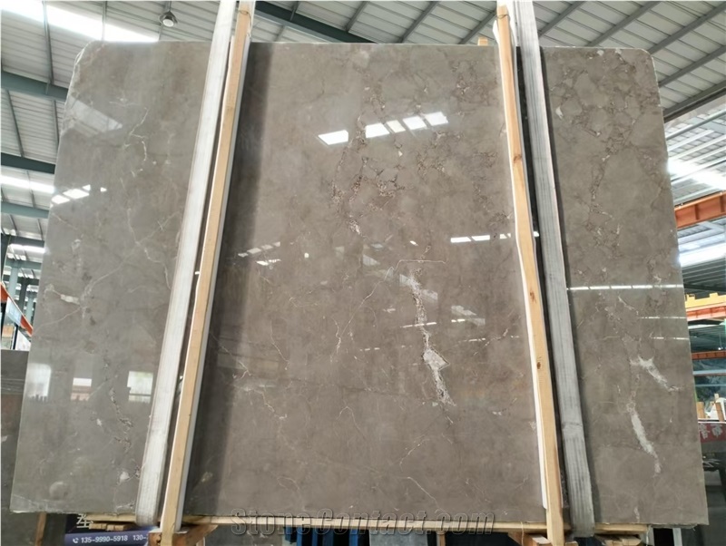 Turkey Cyprus Grey Marble Slab Floor Tile