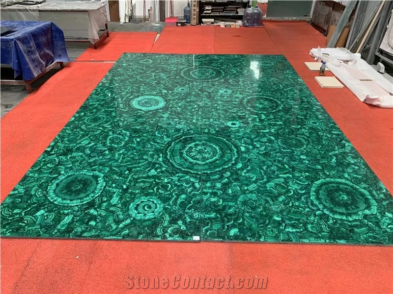 Malachite Gemstone   Semi Precious Stone Wall Tile