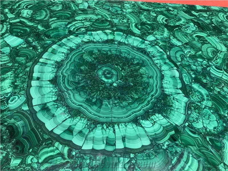Malachite Gemstone   Semi Precious Stone Wall Tile