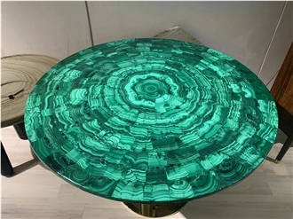Malachite Gemstone   Semi Precious Stone Wall Tile