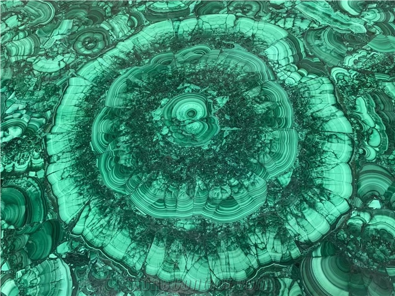 Malachite Gemstone   Semi Precious Stone Wall Tile