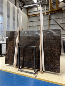 Dark Emperador Marble Polished Slabs