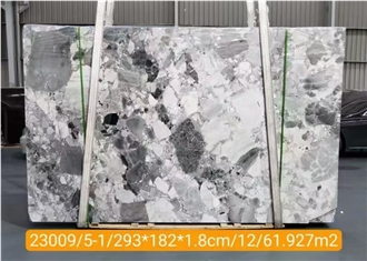 Panda Grey Marble Slabs, Floor And Wall Tiles