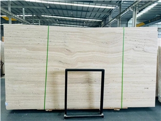 White Travertine Slabs