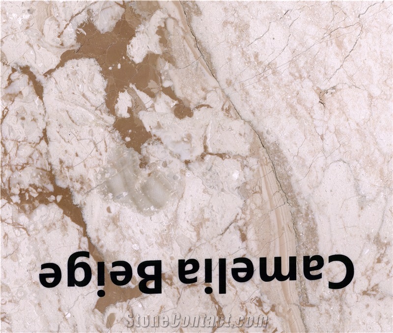 Camelia Beige Marble Polished And Honed Slabs