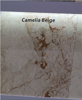 Camelia Beige Marble Polished And Honed Slabs