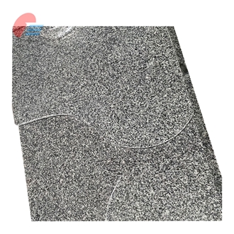 European Style Cheap G655 Stin Grey Granite Single Headstone