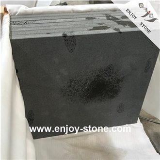 Sawn Catspaws Black Basalt Tiles For Wall/Flooring