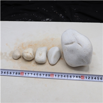 White Marble Tumbled Pebbles