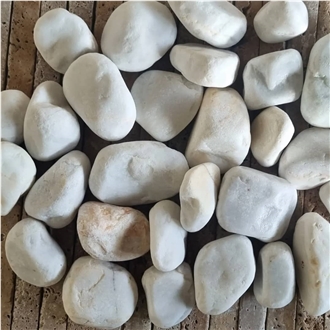 White Marble Tumbled Pebbles
