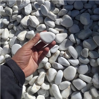 White Marble Tumbled Pebbles