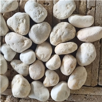 White Marble Tumbled Pebbles