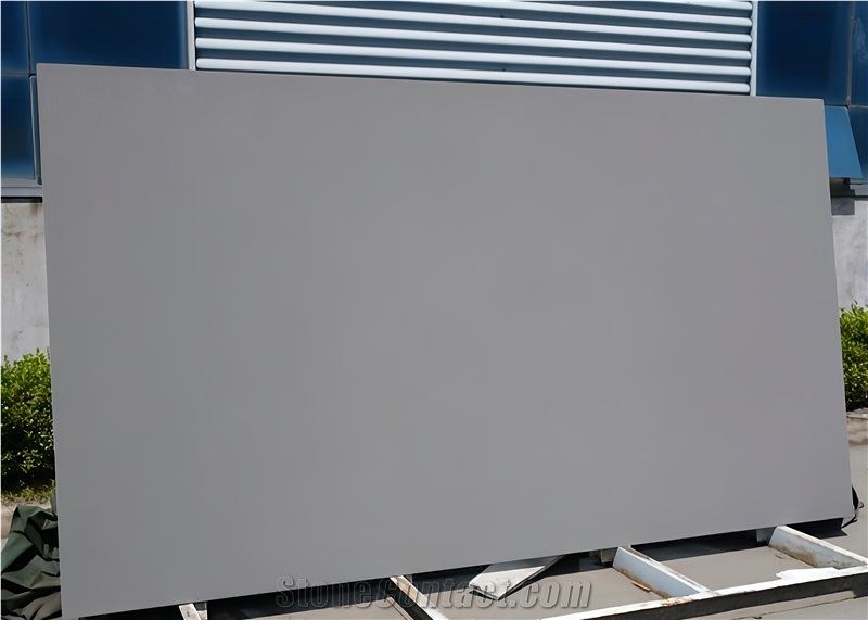 Pure Grey Quartz Slabs