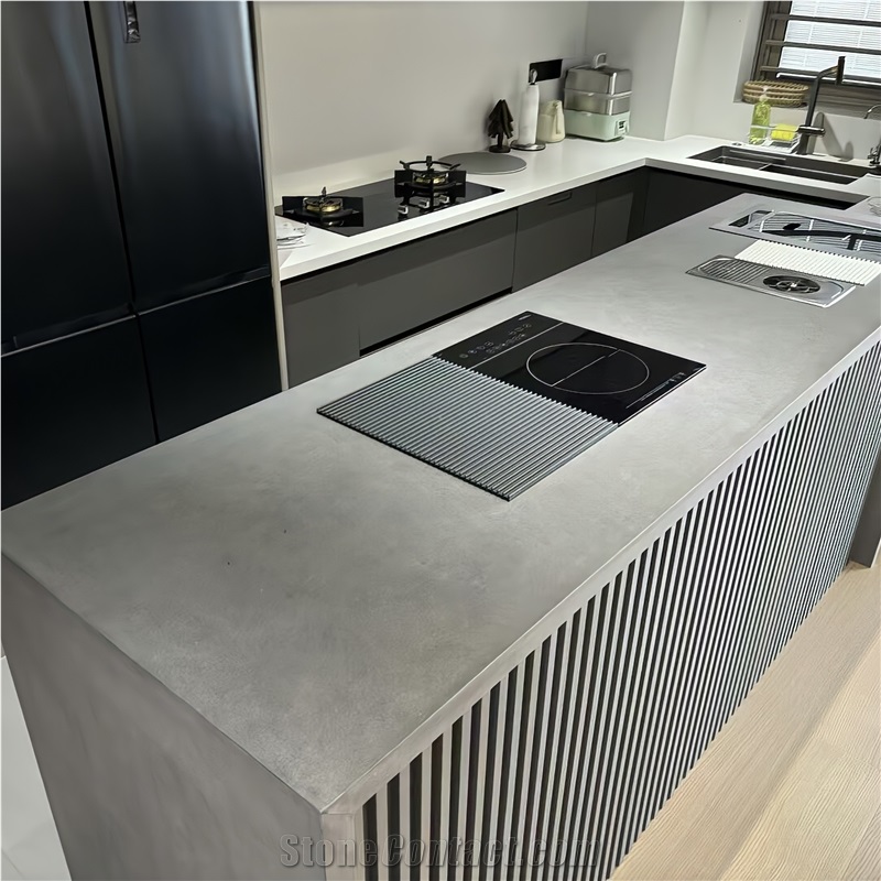 Pure Grey Quartz Slabs