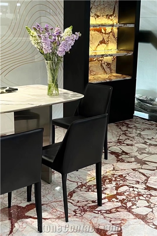 Burberry Red Marble Tiles