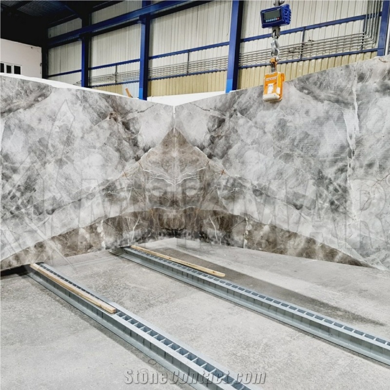Astan Grey Marble Slabs